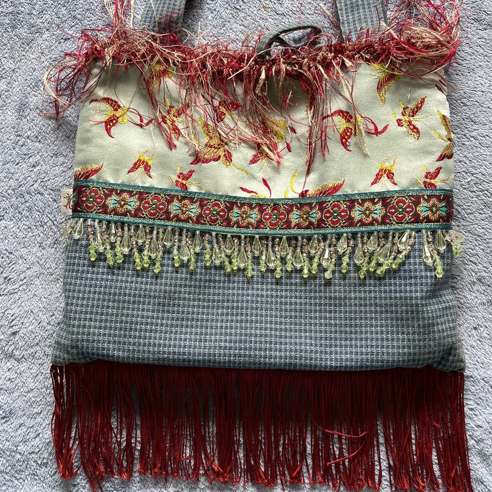 Handcrafted Beaded Tote